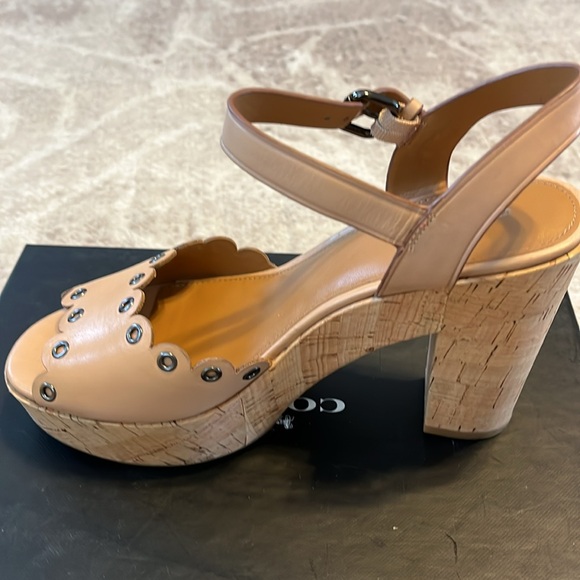 NWT COACH APRIL SOFT VEG LEATHER IN BEECHWOOD COLOR, SIZE 8M - Picture 6 of 10